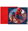 Decorata Party Invitations - 6-Pack - Spider-Man Crime Fighter