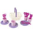Pique-nique Set de Vaisselle Dantoy - 21 Parties - Rose/Violet