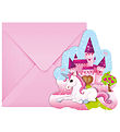 Decorata Party Kutsut - 6 kpl - Unicorn