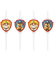 Decorata Party Straws - 4-Pack - Paw Patrol Rescue Heroes