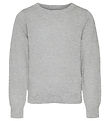 Vero Moda Girl Genser - VmCare - Noos - Strikk - Light Grey Mela