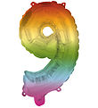 Decorata Party Folienballon - 95 cm - Nr. 9 - Rainbow