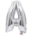 Decorata Party Foil balloon - 34 cm - A - Silver