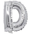 Decorata Party Þynnublöðru - 32 cm - D - Silfur