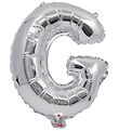 Decorata Party Þynnublöðru - 33 cm - G - Silfur