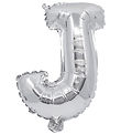 Decorata Party Þynnublöðru - 31 cm - J - Silfur