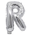 Decorata Party Þynnublöðru - 35 cm - R - Silfur