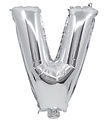 Decorata Party Þynnublöðru - 34 cm - V - Silfur
