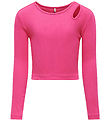 Kids Only Blússa - Rib - KogNessa - Fuchsia Purple