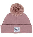 Herschel Beanie - Knitted - Baby Pom - Ash Rose