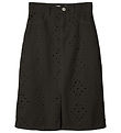 Name It Pils - Twill - NkfNinna - Svart M. Mynsturprjón