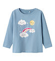 Name It Blouse - NmfVix - Endless Sky/Sky - Sun Duck Rainbow