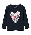 Name It Blouse - NmfVix - Dark Sapphire/Heart