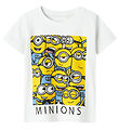 Name It Stuttermabolur - NmmJól Minions - Bright White