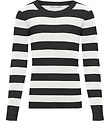 Kids Only Blouse - Knitted - KogKarol - Black/Cloud Dancer