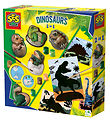 SES Creative - Gießen und Bemalen - Dinosaurier m. Kratzbogen