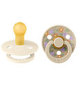 BIBS X Liberty Colour Pacifiers - 2-Pack - Size 2 - Round - Ivor