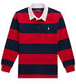 Polo Ralph Lauren Poloshirt - Rugby - Rot/Navy Gestreift