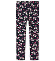 Name It Leggings - NmfVivian - Dark Sapphire w. Rainbows
