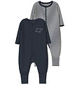 Name It Schlafanzug - Noos - NbnNightsuit - 2er-Pack - Dark Sapp
