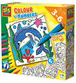 SES Creative - Paint By Number - Colour Markers w. Triangular ha