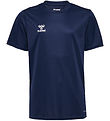Hummel T-shirt - HmlEssential Jersey - Marine