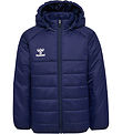 Hummel Vadderad jacka - HmlGo Quilted Huv - Marin