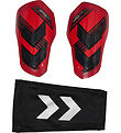 Hummel Shin Pads - HmlShin Guards Hyper Fit - Red/Black