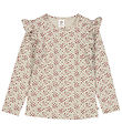 Müsli Bluse - Love Frill - Soft Green/Cabernet