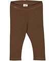 Müsli Leggings - Rib - Cozy Ik Plain - Bark