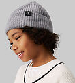 Calvin Klein Beanie - Knitted - Monogram Rib - Grey Heather