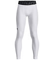 Under Armour Leggings - HG Amour - White w. Black