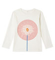 Stella McCartney Kids Bluse - Creme m. Rosa