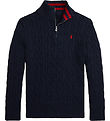 Polo Ralph Lauren Blússa M. Rennilás - Prjónað - Dökkblátt