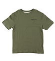 GANT T-Shirt - Grafikschriftzug - Juniper Green