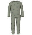 Name It Pyjamas - Noos - NmmNightset - Rib - Agave Green
