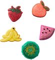 Crocs Pendant - Sparkle Glitter Fruits - 5-Pack