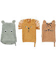 Liewood Waschlappen - Sylvester - 3er-Pack - Safari Mix