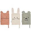 Liewood Washcloths - Sylvester - 3-Pack - Dove Blue Mix