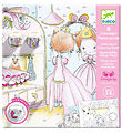 Djeco Coloring Sheet w. Small Doors - Les Petites De Pupi