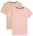 Tommy Hilfiger T-shirts - 2-Pack - Soft Rose/Balanced Beige
