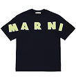 Marni T-shirt - Black w. Yellow