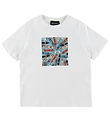 Emporio Armani T-Shirt - Weiß m. Farben