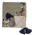 Bloomingville Mini Blanket - 160x130 cm - Loome - Green