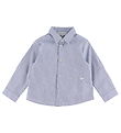 Emporio Armani Shirt - Blue/White Striped