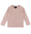 Emporio Armani Blouse - Rose Smoke w. Logo/Rivets