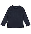 Emporio Armani Blouse - Navy w. Rhinestone
