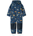 Name It Softshelloverall m. Fleece - Noos - NmmAlfa08 - Dark Dem