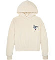 Tommy Hilfiger Kapuzenpullover - Velours - Skript - Heathered Oa