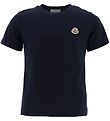 Moncler Stuttermabolur - Dökkblátt